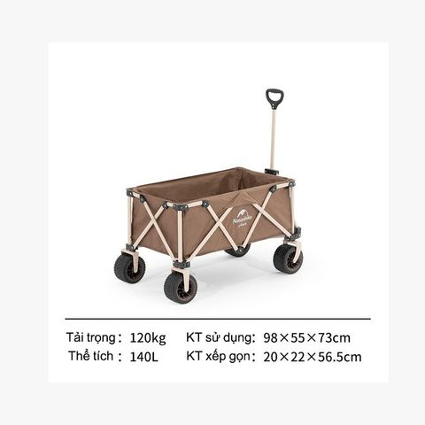 Xe kéo dã ngoại xếp gọn TC03 Naturehike NH20PJ009