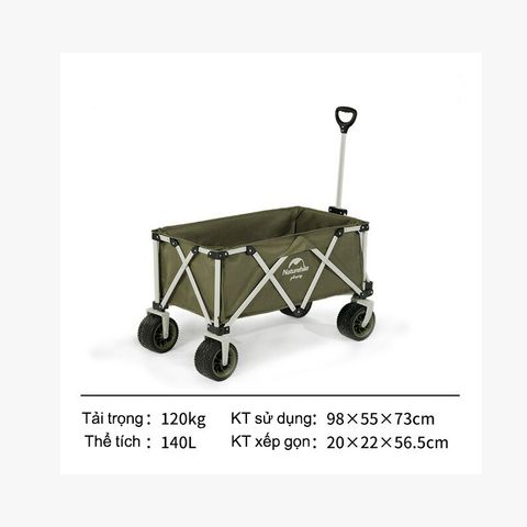 Xe kéo dã ngoại xếp gọn TC03 Naturehike NH20PJ009