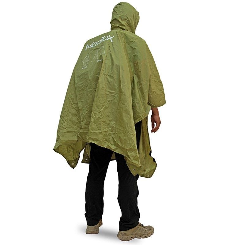 Áo mưa dã ngoại đa năng MADFOX HIKING PONCHO size S