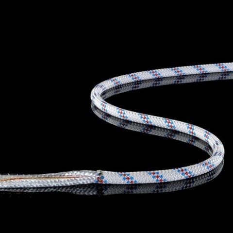 Dây leo cứu hộ Safety Rope PATRON - TEUFELBERGER 9mm White-Blue-Red