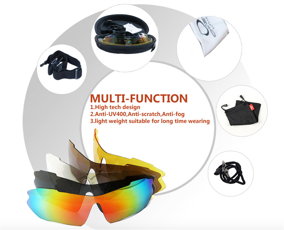 BỘ MẮT KÍNH THỂ THAO 5 TRONG 1 OAKLEY RADAR 2015 (COPY)