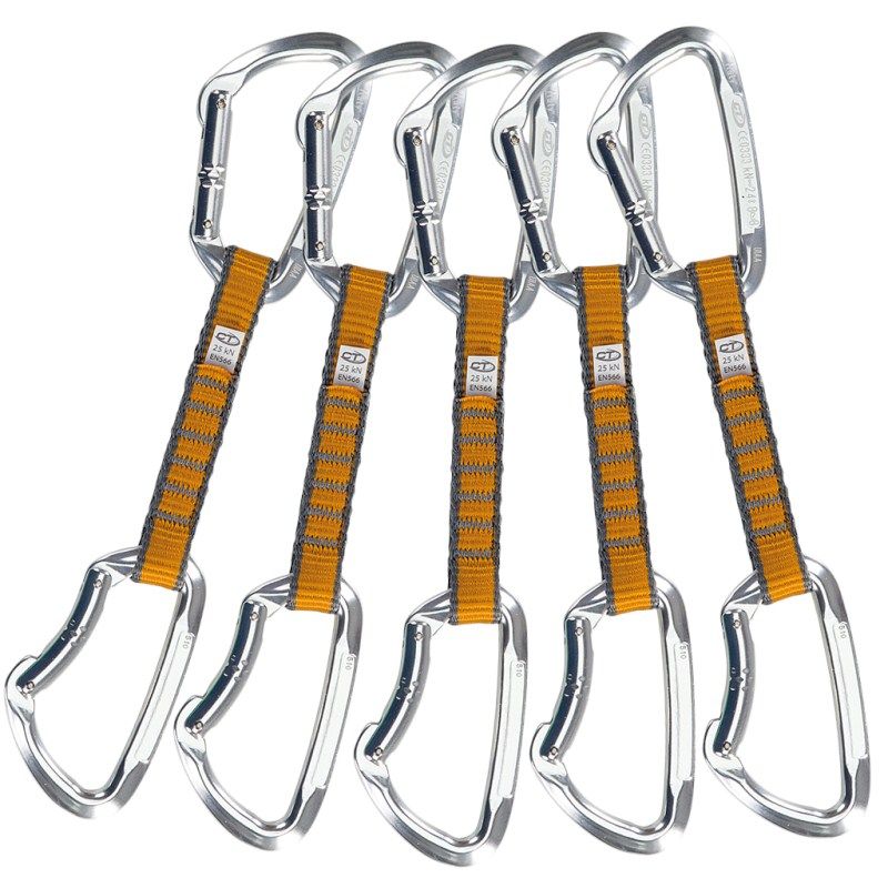 MÓC TREO HAI ĐẦU CLIMBING TECHNOLOGY BASIC SET NYLON SILVER - 2E652BJ C0P 12CM