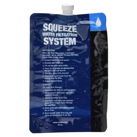 Túi đựng nước Sawyer 64oz (2L) Squeezable Pouch - SP114