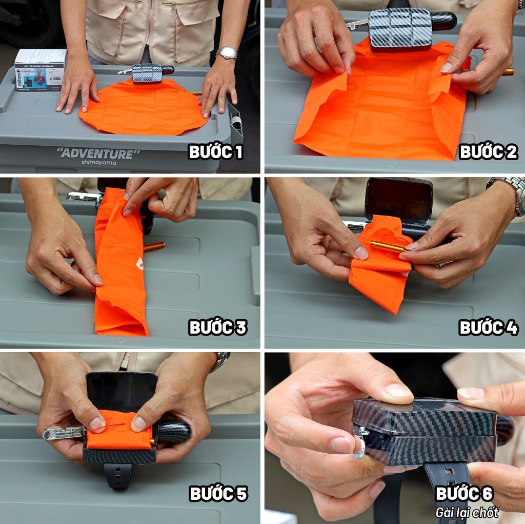 Phao hơi cứu sinh đeo tay chống đuối nước khẩn cấp Vultura VTR-SOS2401