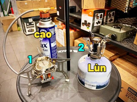 Bếp gas dã ngoại xếp gọn có đánh lửa Piezo và chắn gió Vultura VTR-GS2401