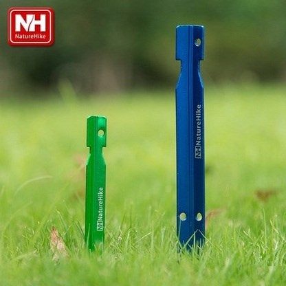 BỘ 4 CỌC LỀU NHÔM DẸP 25CM NATUREHIKE NH15A009-I