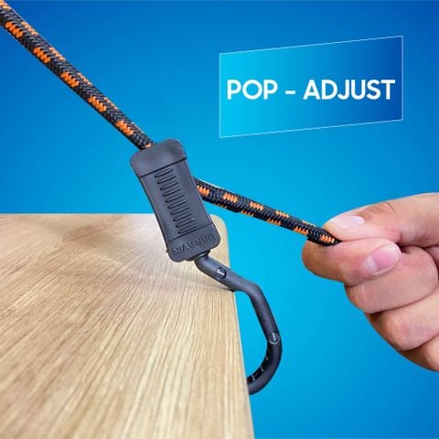 Dây thun ràng điều chỉnh chiều dài móc nhựa lõi thép Daravin DRV001