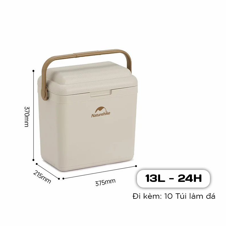 Thùng đá giữ lạnh dã ngoại kháng khuẩn 24h Naturehike CNK2300BS011