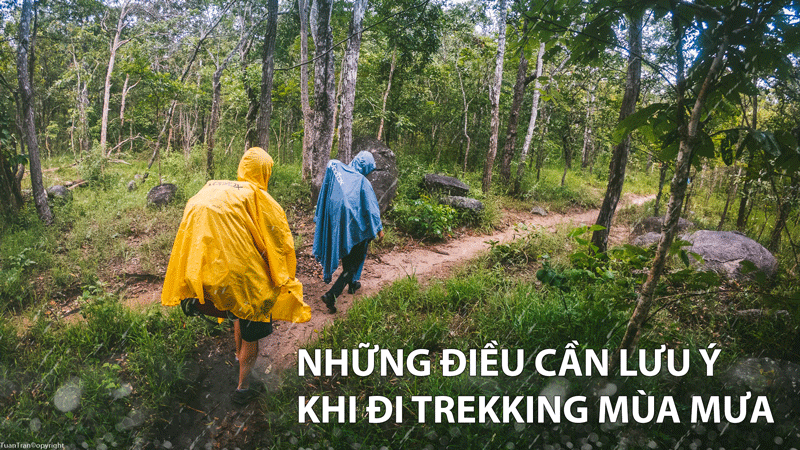 nhung luu y khi di trekking mua mua, chu y khi di leo nui mua mua