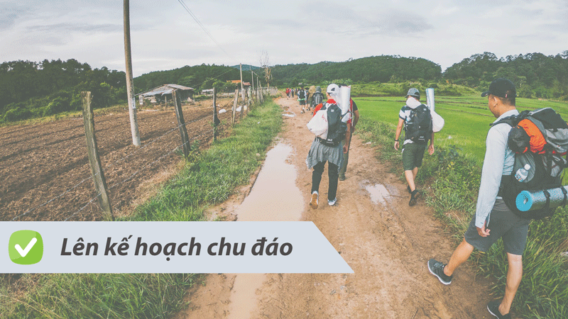 nhung luu y khi di trekking mua mua, len ke hoach khi di leo nui mua mua