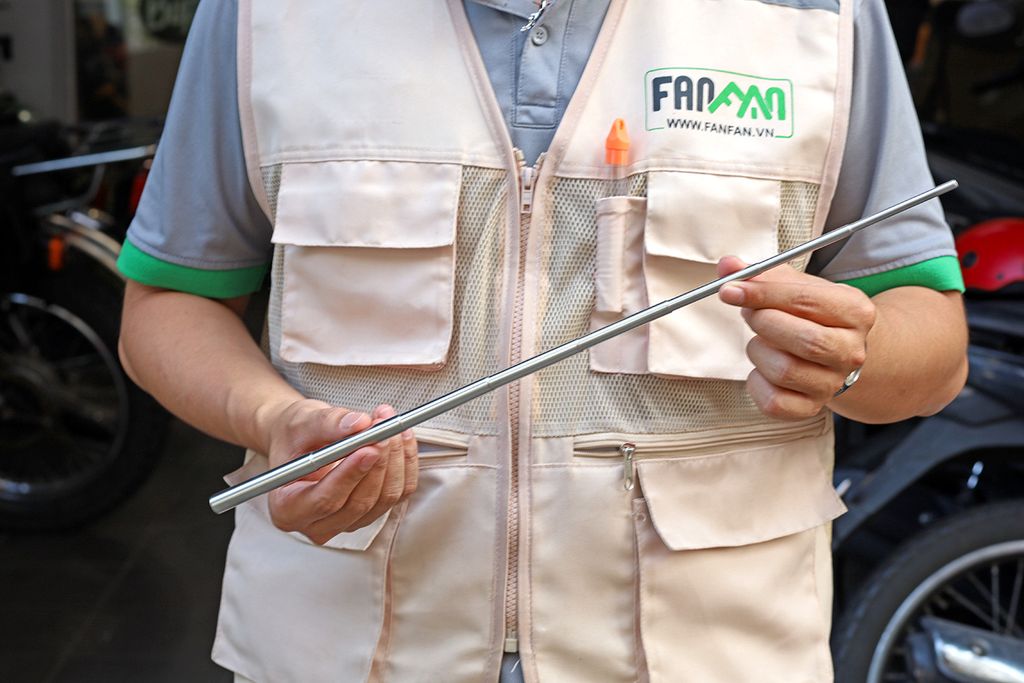 Ống thổi lửa khều than dã ngoại rút gọn Vultura VTR-BL2401