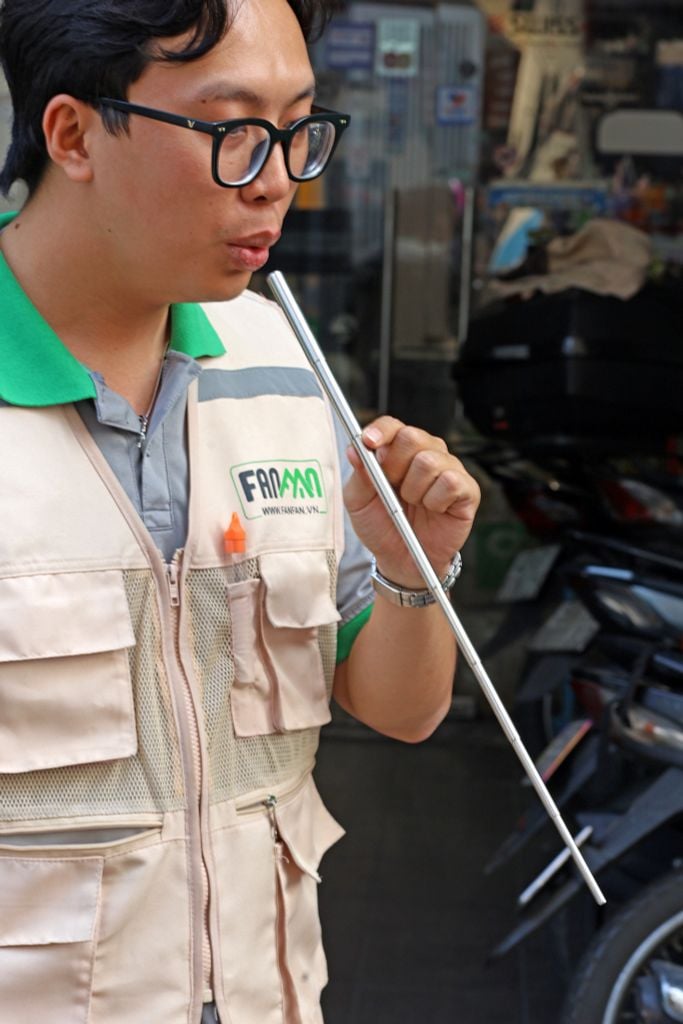 Ống thổi lửa khều than dã ngoại rút gọn Vultura VTR-BL2401