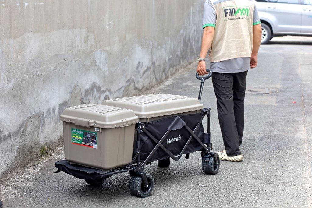 Xe kéo cắm trại 220L có chức năng mở rộng Vultura VTR-WG2401