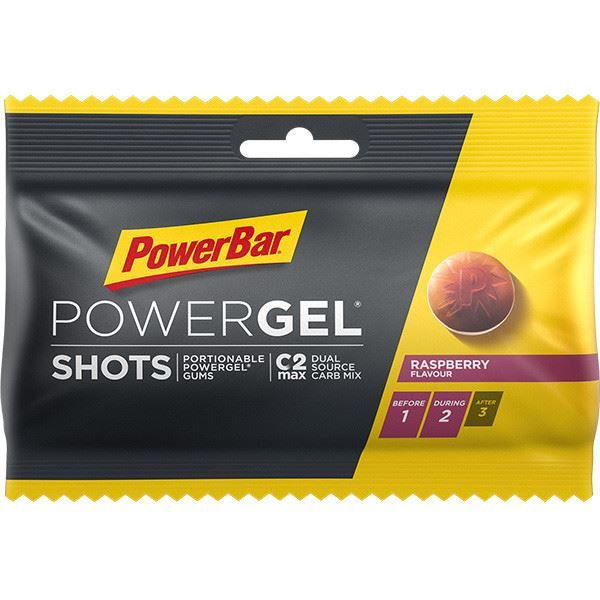 Kẹo bổ sung năng lượng Powerbar PowerGel Shots, Raspberry