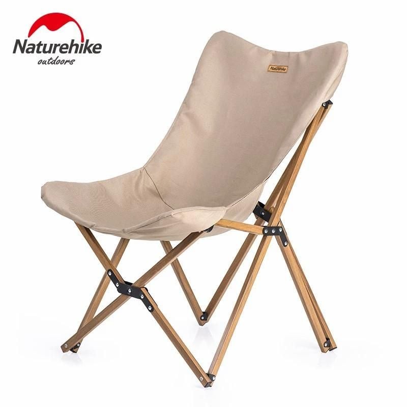 Ghế gấp glamping khung nhôm vân gỗ MW01 Naturehike NH19Y001-Z