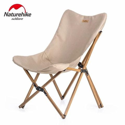 Ghế gấp glamping khung nhôm vân gỗ MW01 Naturehike NH19Y001-Z