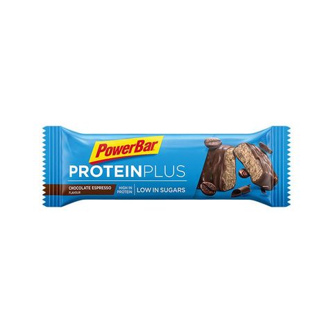 Thanh bổ sung năng lượng PowerBar Protein Plus Low Sugar, Chocolate Espresso