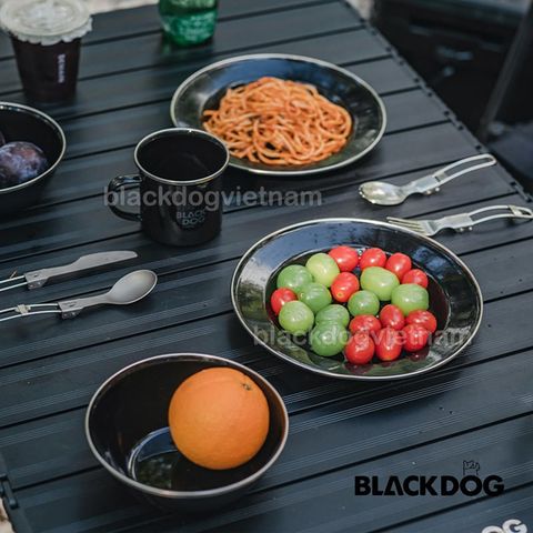 Bát đĩa tráng men dã ngoại Blackdog BD-YC004 / BD-YC005 / BD-YC006