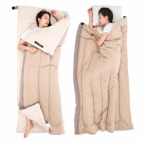 Túi ngủ giữ ấm siêu nhẹ viền thổ cẩm L150 Naturehike NH20MSD05