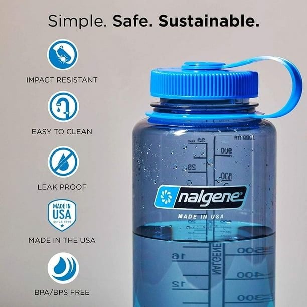 Bình nước Nalgene Silo Wide Mouth 1500ml (48oz) Sustain