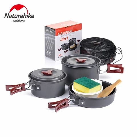 Bộ nồi dã ngoại 2-3 người Naturehike NH15T203-G
