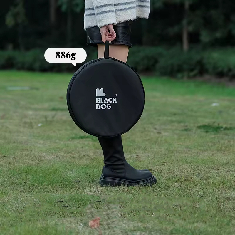 Bàn tròn mini xếp gọn kèm chân treo đèn Blackdog CBD2300JJ028