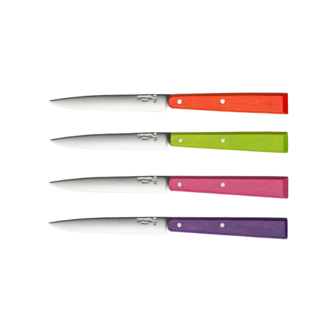 Bộ 4 dao bàn ăn dã ngoại Opinel table knives Wooden Handles