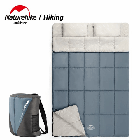 Túi ngủ đôi cotton có gối Naturehike NH21MSD05