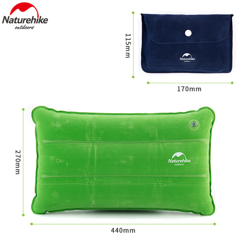 GỐI HƠI DU LỊCH VUÔNG NATUREHIKE NH18F018-Z