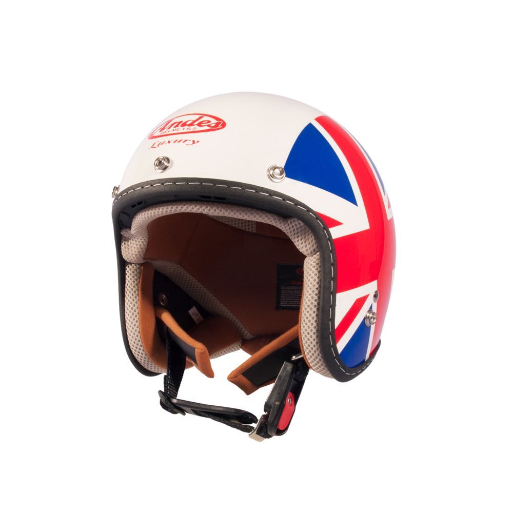 Nón bảo hiểm 3/4 Andes luxury 382ĐB bóng tem