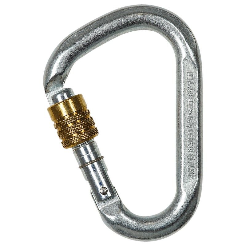 MÓC CARABINER LEO NÚI CLIMBING TECHNOLOGY SNAPPY STEEL SG KHÓA XOAY (SCREWGATE) - 3C4590A