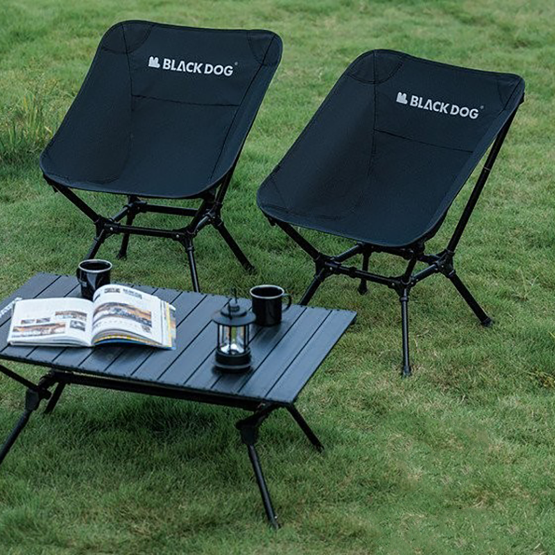 Ghế mặt trăng tựa lưng xếp gọn dã ngoại Multi gear Blackdog CBD2300JJ025