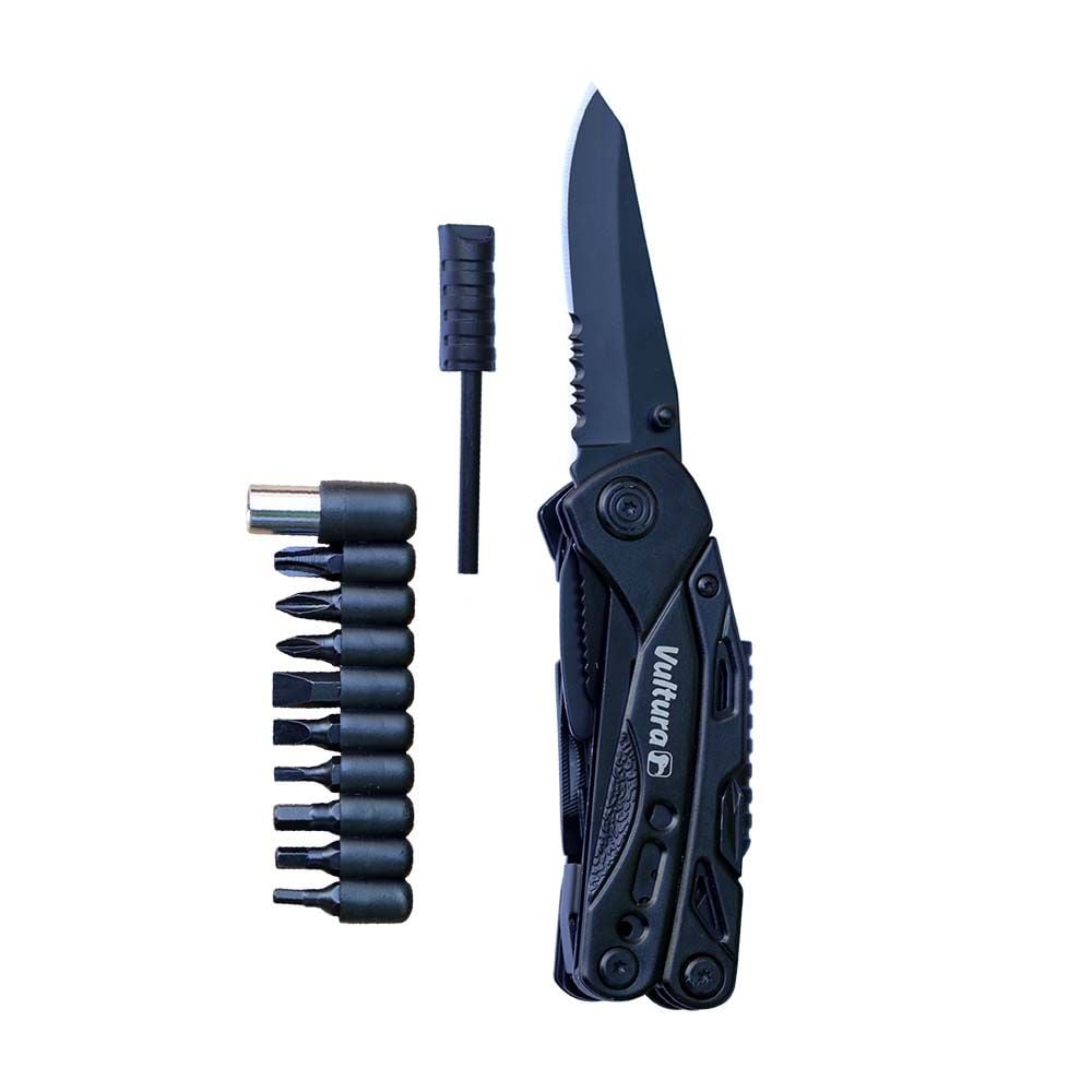 Dụng cụ đa năng sinh tồn 17 chức năng kèm đánh lửa Vultura VTR-MT2401