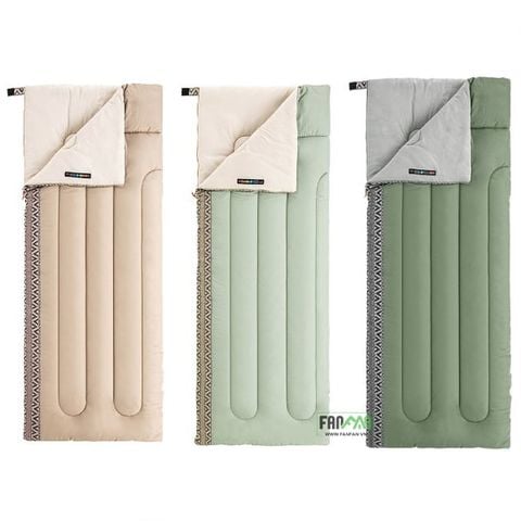 Túi ngủ giữ ấm siêu nhẹ viền thổ cẩm L150 Naturehike NH20MSD05
