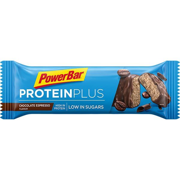 Thanh bổ sung năng lượng PowerBar Protein Plus Low Sugar, Chocolate Espresso