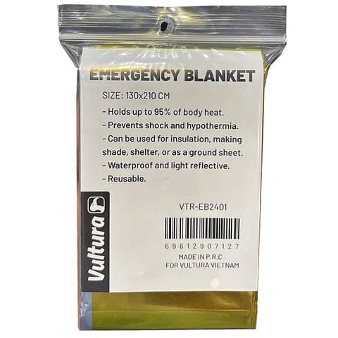 Mền giữ nhiệt cứu sinh SOS (Thermal Blanket) Vultura VTR-EB2401