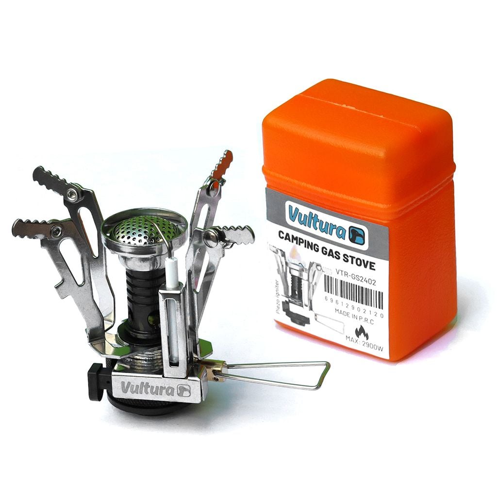 Bếp gas dã ngoại siêu gọn có đánh lửa Piezo Vultura VTR-GS2402
