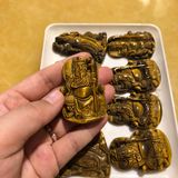  Mặt Đeo Quan Công Đá Mắt Hổ 