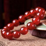  Vòng Tay Mã Não Đỏ Tự Nhiên 10mm 