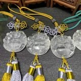  Khánh Treo Xe Di Lặc Thạch Anh Trắng 