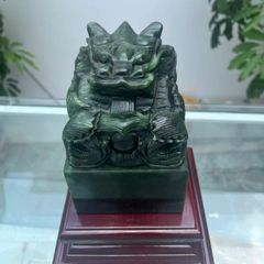 Ấn Rồng Ngọc Bích 10cmx10cm