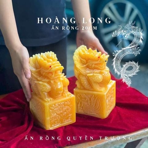 Ấn Rồng Phong Thủy Ngọc Hoàng Long