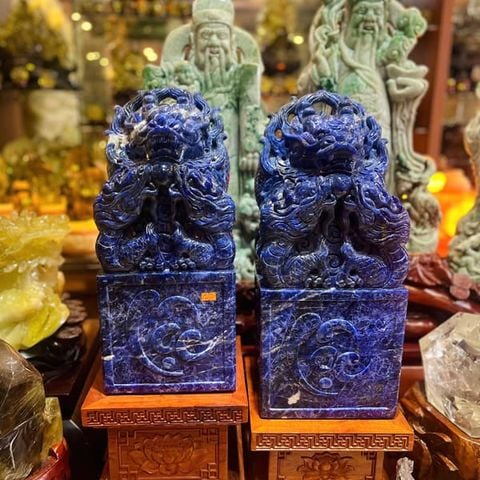Ấn Rồng Sodalite VIP