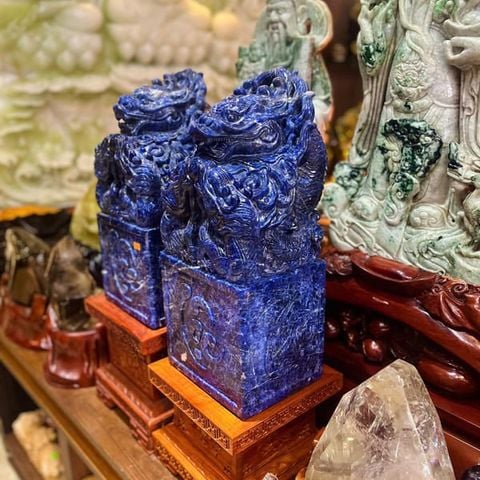 Ấn Rồng Sodalite VIP