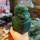  Ấn Rồng Thạch Anh Xanh Mẫu 2 