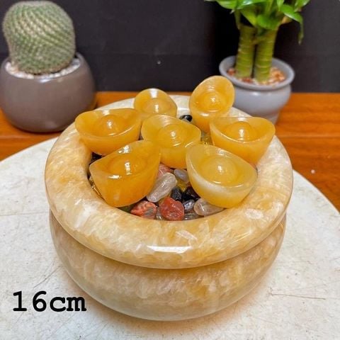 Bát Tụ Bảo Ngọc Hoàng Long 16cm