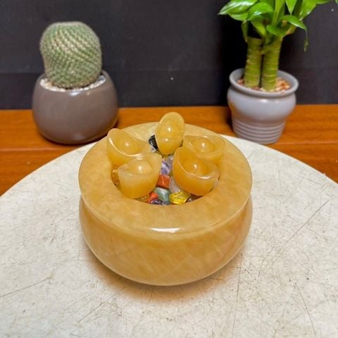 Bát Tụ Bảo Ngọc Hoàng Long 12cm