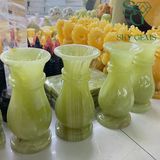  Bình Hoa Phong Thủy Ngọc Onyx xanh 