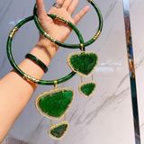  Bộ Kiềng và Khánh Hầu Đồng Sơn Thủy Bọc Bạc Xi Vàng 