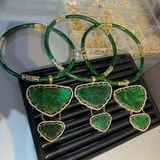  Bộ Kiềng và Khánh Hầu Đồng Sơn Thủy Bọc Bạc Xi Vàng 